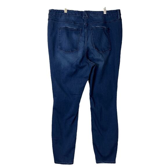 Good American Jeans Good Legs High Rise Dark Wash Slimming Size 22 Plus - Picture 3 of 10